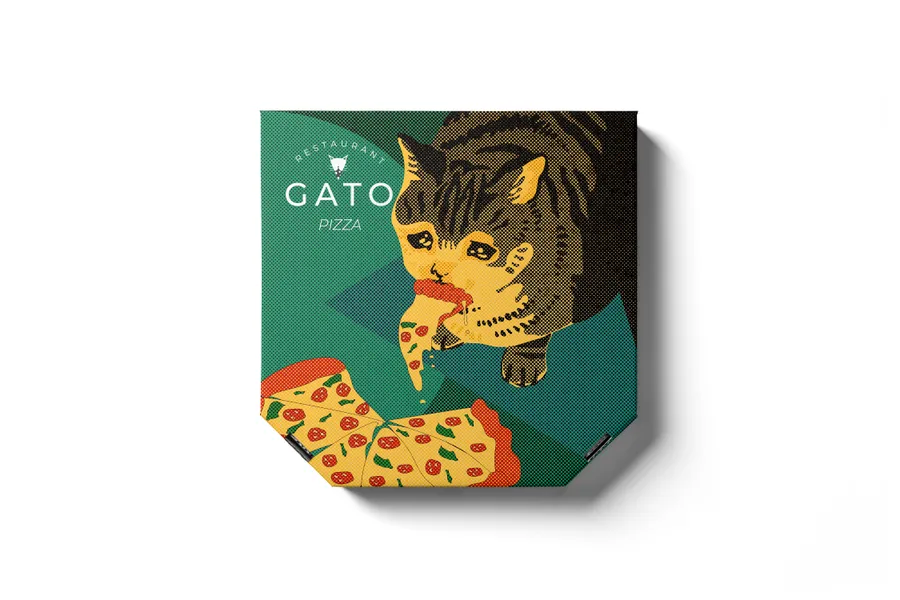 Gato Pizza detail